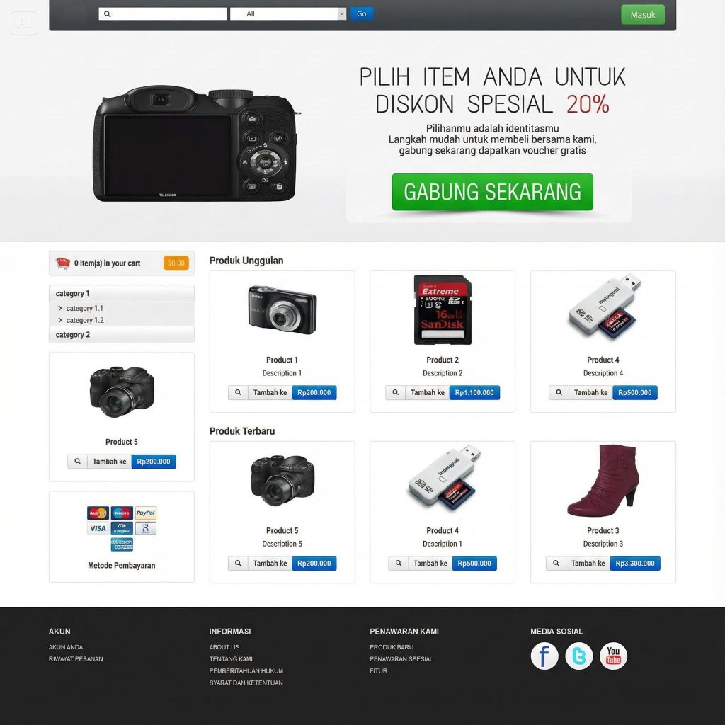 Toko Online (Codeigniter+XML)